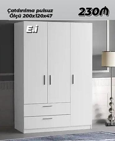 *3 Qapılı Dolab 230Azn💥* ✔️Rəng seçimi var ✔️ *Çatdırılma və