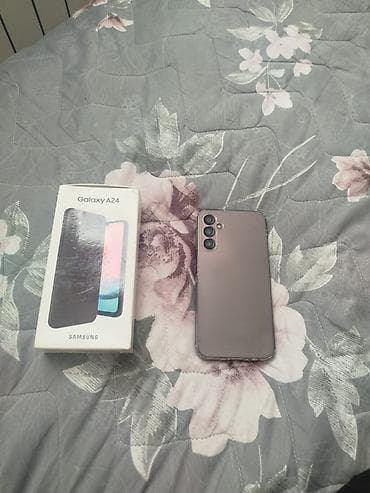 samsung kohnə: Samsung Galaxy A24 4G, 128 GB, rəng - Çəhrayı, Barmaq izi, İki sim kartlı — 1