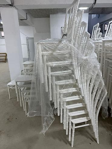 set mebel: Ağ “Chiavari” (Tiffany) stulları – tədbir və məkanlar üçün - Rəng — 1