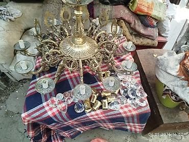 listir: Çılçıraq, 10 və daha çox lampa, Metal — 7