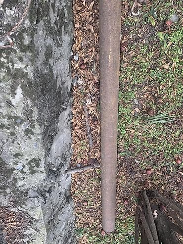 Metaldan boru 5 metr - Material: polad (bərk və ağır konstruksiya) -