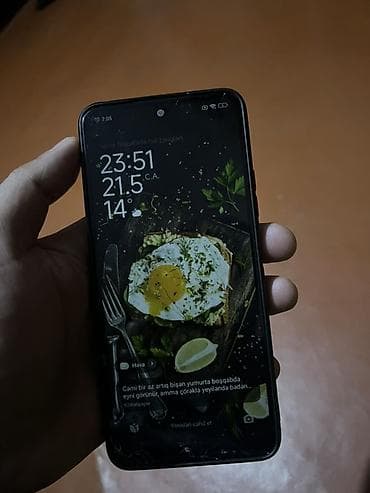 70 manata telfon: Redmi Note 12, 128 GB, rəng - Yaşıl — 1