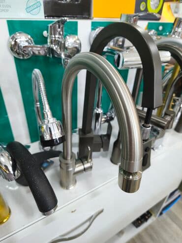 Mətbəx üçün yüksək qollu qarışdırıcı kran - Material: paslanmayan