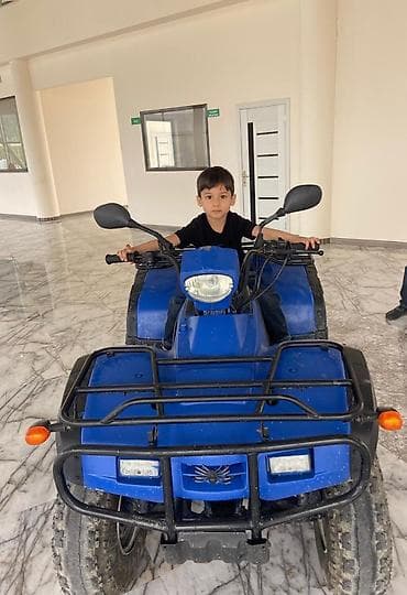 ATV kross – mavi rəng, 4 təkərli, benzinlə işləyən,Almaniyadan