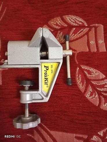 Məngənələr: Pro’sKit PD-374 masaüstü miniskraba (sancaqlı qısqac) - Stol/səth — 4