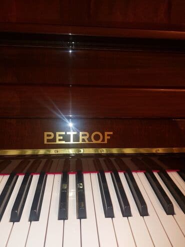 piano dersleri baki: Pianino PETROF Cexiya stehsalı. İdeal vəziyyədə. Cadrılma və köklənmə — 1
