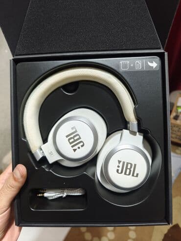 Наушники: Б/у Проводные Наушники, JBL, цвет - Белый — 2