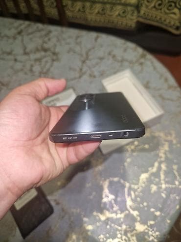 4g: Oppo A58 4G, rəng - Qara, Barmaq izi — 6