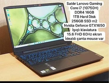 İşlənmiş Lenovo 15.6 ", Intel Core i7, 1 TB, Ünvandan götürmə, Ödənişli çatdırılma, Rayonlara çatdırılma