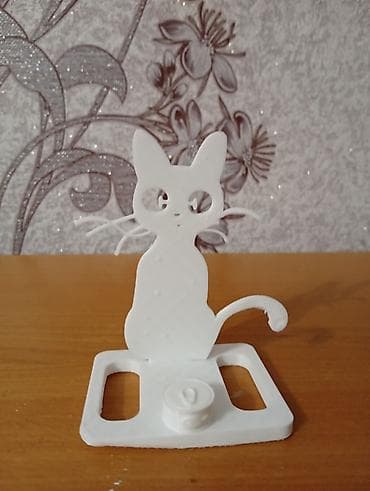 Məhsul: Pişik fiqurlu universal stend/organayzer Təsvir: - 3D-çapla — 1