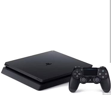 Ps 4 slim 1 tb yaddaş 15 oyun var içində 2 ədə ariginal pultu var 2
