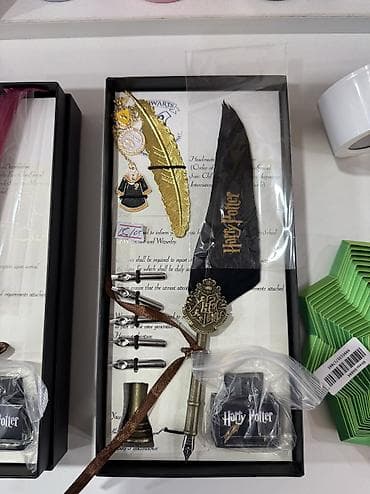 rəssamlıq ləvazimatları: Məhsul: “Harry Potter” temalı qələm və yazı dəsti Peru mürəkkəb — 5