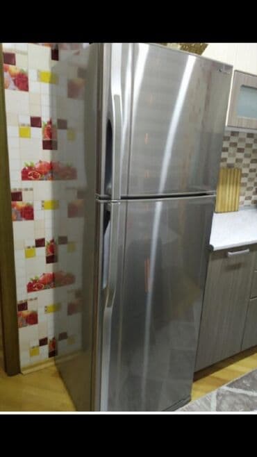 Yeni 2 qapılı Toshiba Soyuducu Satılır, rəng - Boz