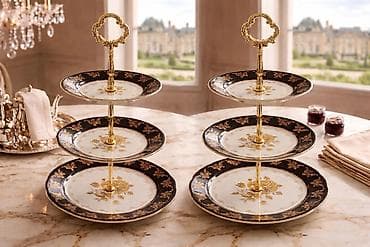 Tort və şiriniyyat qabı, Farfor