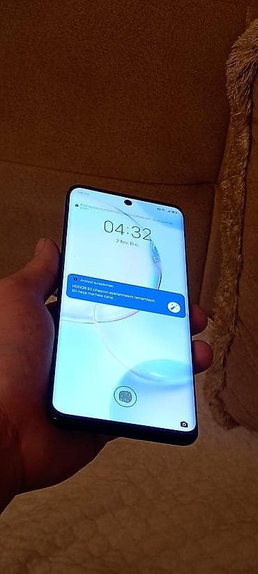 iphone 5 se: Honor 50, 256 GB, rəng - Qara, Barmaq izi — 2