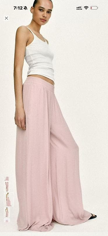 zara turkey: Şalvar, Zara, L, rəng - Çəhrayı — 3