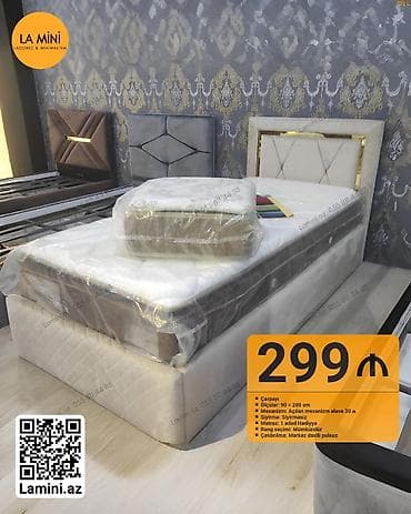 matras taxt: Çarpayı – La Mini - Ölçülər: 90 × 200 sm - Mexanizm: Açılan mexanizm — 1