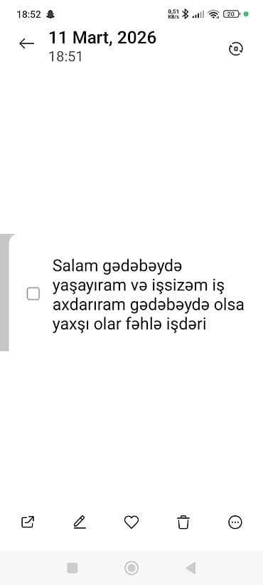 iş axtarıram tecili: Fəhlə, 5 ildən artıq təcrübə — 2