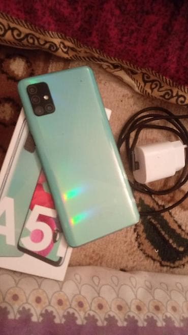 plesdeyşn 5: Samsung Galaxy A51, rəng - Yaşıl, Barmaq izi — 2