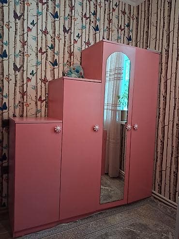 Uşaq dolabları: Uşaq/yeniyetmə otağı üçün çoxfunksiyalı qarderob-dolab dəsti — 1