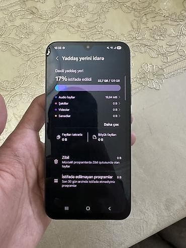 telefon aksesuarları toptan satış: Samsung Galaxy A34 5G, 128 GB, rəng - Qara, Barmaq izi — 5