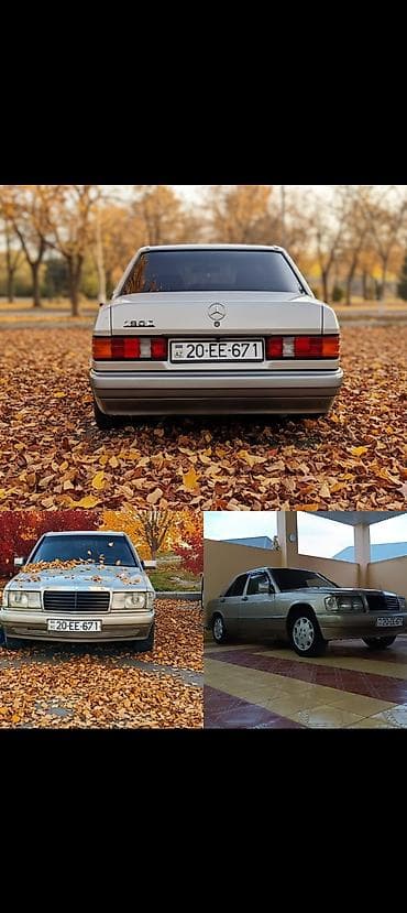 Mercedes-Benz 190E (W201) sedan - Ban növü: sedan, 4 qapı - Rəng