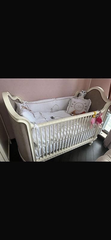 bendir: Oğlan və qız üçün, Dördbucaq, Beşik, Dəst ilə, Matrassız, Yellənmə mexanizmsiz — 2