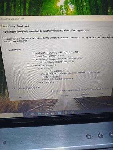islenmis notebook aliram: Prosessor AMD A4-3300M 1.9 GHz Videokart AMD Radeon HD6480G 15.6 ekran — 2
