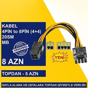 notebook satiram: Kabellər "4/8/24pin/MOLEX CPU/MB Original" SAYLA ALANA VƏ USTALARA — 6