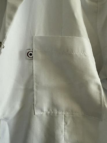 xalat turkce: MONOTIP Original qısaqoll laboratoriya/xalat köynəyi - Rəng: ağ - — 2