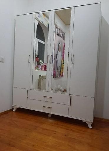 4 Qapi Dolablar Hal Hazirda Anbarda Movcuddur. Sifariwlede ne reng