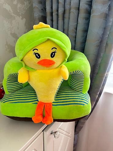 Uşaq üçün yumşaq peluş kreslo – cücənin fiqurlu dizaynı - Model — 1