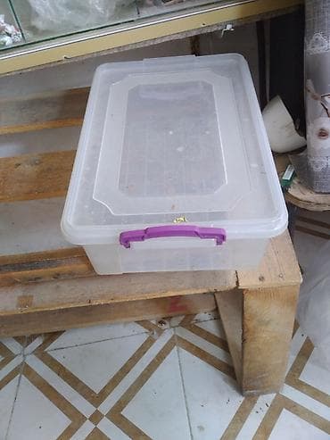 пластик окна: Şəffaf plastik saxlama qutusu coxlu sayda var - Material: möhkəm — 2