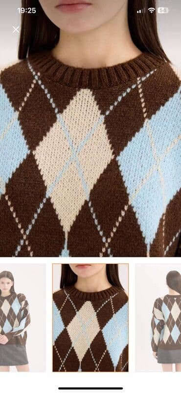 qadınlar üçün tvid jaketlər: Sviter, Defacto, One size, rəng - Qəhvəyi — 1