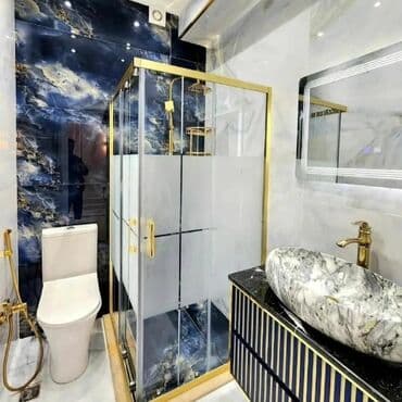 hamam kabin: Yeni Üstü açıq kabina, Künc üçün, Pulsuz çatdırılma — 3