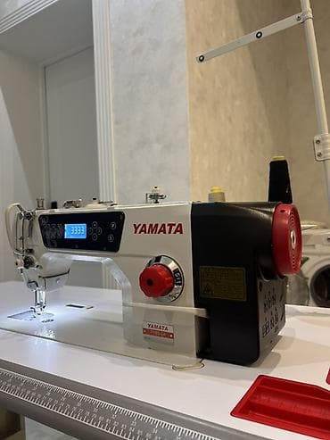 tikiş maşın ustası: Yamata sənaye tikiş maşını – stol və pedalla tam komplekt — 5