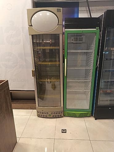 Vitrin tipli içki soyuducuları - Şüşə qapılı, tək kameralı vitrin