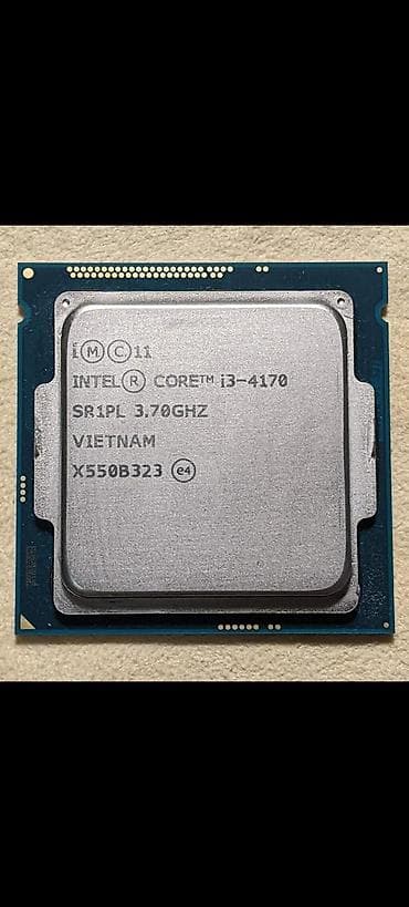ddr: Intel Core i3-4170 prosessor BARTER MARAQLIDIR Texniki göstəricilər — 1