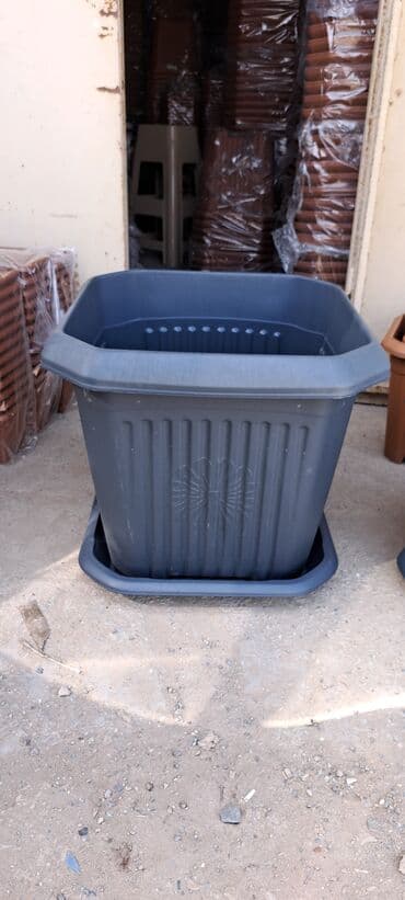 güller: Dibcek dibcek qabi duzbucaqli balkon heyet ucun gul qabi duzbucaqli — 18