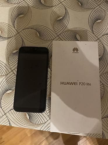 Huawei P20 Lite, 64 GB, rəng - Qara, Barmaq izi