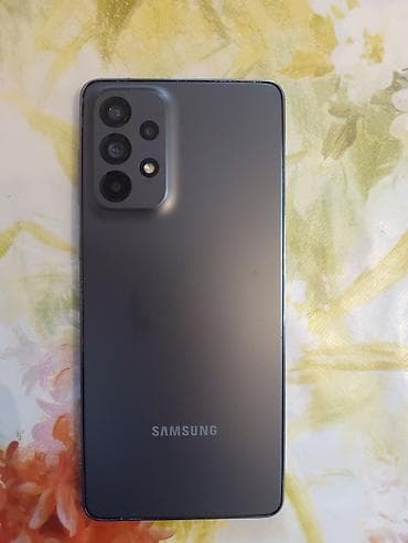 samsung notebook: Samsung Galaxy A52, 128 GB, rəng - Boz, Barmaq izi — 3