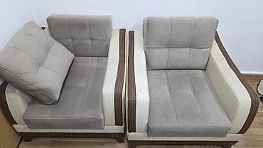 işdəmiş divan: İşlənmiş, Di̇van-kravat, 2 kreslo, Açılan — 1