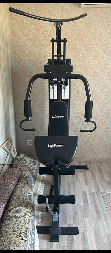 трехколесный велосипед с ручкой: LifePower çoxfunksiyalı ev trenajoru - Çəki bloku: pinlə seçilən 1–10 — 5