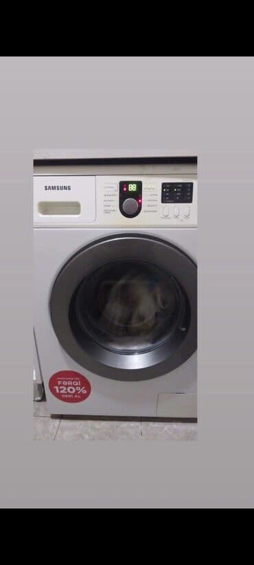 Paltaryuyan maşın Samsung, 6 kq, İşlənmiş, Avtomat, Qurutmasız, Kredit yoxdur, Ünvandan götürmə