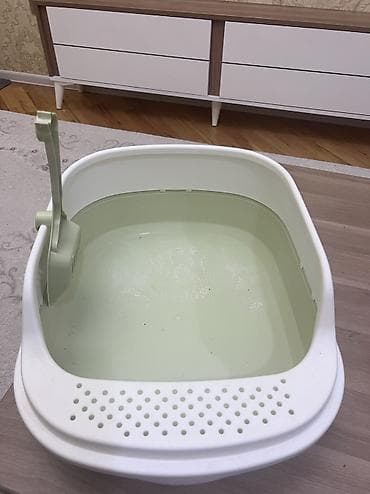 С/х животные и товары: Məhsul: Pişik tualeti (lopata ilə) - Tip: Açıq tipli, iki hissəli — 4