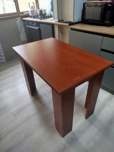 Mətbəx masası, Açılmayan, Taxta, Dördbucaq masa — 1