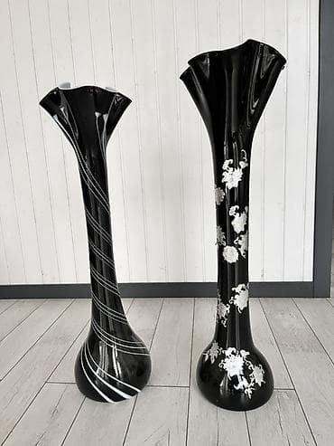 plastik gul qablari: Vaza dəsti — 2