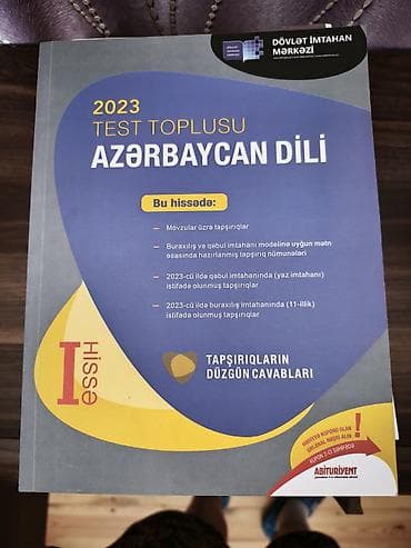 tar: Məhsul: 2023 “Test Toplusu – Azərbaycan dili”, I hissə Tərtibatçı — 1