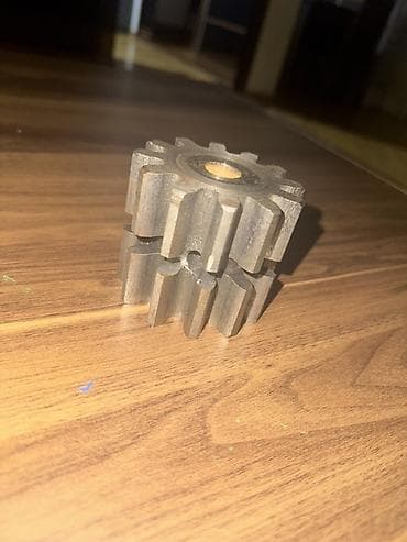 Metaldan ikiqat dişli (spline) dişli çarx - Material: bərk polad — 1