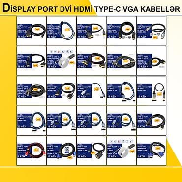 audio mikser: HDMİ DVİ VGA Display Port Type-C USB Kabellər ⭐Type-C (USB-C) to — 1